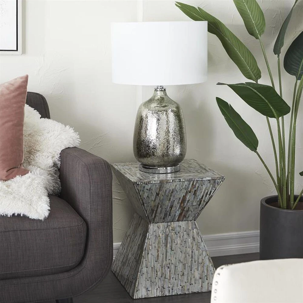 Maple And Jade Traditional Table Lamp In Silver 9 Maple And Jade Traditional Table Lamp In Silver - Image 7