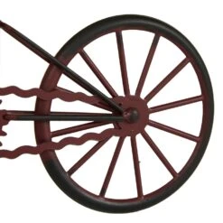 Maple And Jade Clock In Black, Red And Teal (Set Of 2) -Home Decoration Series 64010499 3