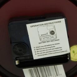 Maple And Jade Clock In Black, Red And Teal (Set Of 2) -Home Decoration Series 64010499 4