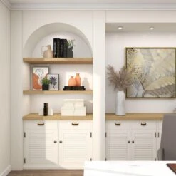 Maple And Jade Ceramic Vase In Peach And Beige (Set Of 2) -Home Decoration Series 64010796 11