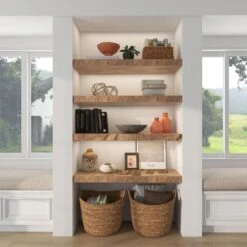 Maple And Jade Ceramic Vase In Peach And Beige (Set Of 2) -Home Decoration Series 64010796 13