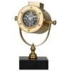 Maple And Jade 12" X 8" Clock In Gold And Black -Home Decoration Series 64015787 1