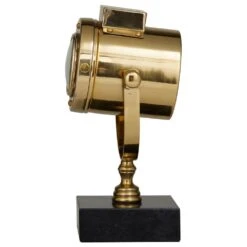 Maple And Jade 12" X 8" Clock In Gold And Black -Home Decoration Series 64015787 4