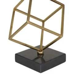 Maple And Jade Gymnast Sculpture In Black And Gold -Home Decoration Series 64016389 3