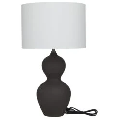 Maple And Jade Ceramic Modern Table Lamp In Matte Black 10 Maple And Jade Ceramic Modern Table Lamp In Matte Black -Home Decoration Series 64018971 3