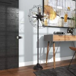 Maple And Jade 55" Floor Lamp In Dark Brown -Home Decoration Series 64019490 10