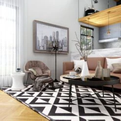 Maple And Jade 55" Floor Lamp In Dark Brown -Home Decoration Series 64019490 17