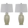 Cal Lighting Rovigo Glass Table Lamp In Ivory (Set Of 2) -Home Decoration Series 64038870 1