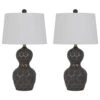 Cal Lighting Tuscaloosa Table Lamp In Matte Black And Gold (Set Of 2) -Home Decoration Series 64039084 1