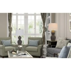 Cal Lighting Tuscaloosa Table Lamp In Matte Black And Gold (Set Of 2) -Home Decoration Series 64039084 5