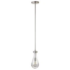 Hudson And Canal Twyla 5" Pendant In Brushed Nickel -Home Decoration Series 64147028 4