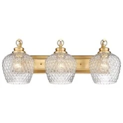 Golden Lighting Adeline 3-Light Vanity Light In Modern Brushed Gold -Home Decoration Series 64154164 3