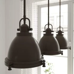 Hunter Bridgemoor 1-Light Pendant In Noble Bronze -Home Decoration Series 64206063 5