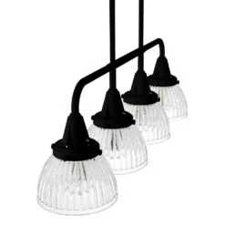 Hunter Cypress Grove 4-Light Linear Chandelier In Natural Iron -Home Decoration Series 64206642 3