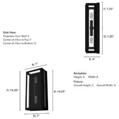 Hunter Felippe 2-Light Wall Sconce In Natural Iron -Home Decoration Series 64207426 9