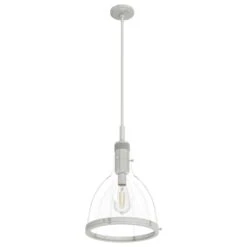 Hunter Van Nuys 13" 1-Light Pendant In Brushed Nickel -Home Decoration Series 64207715 4