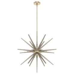 Hunter Jupiter Star 18-Light Pendant In Alturas Gold