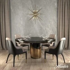 Hunter Jupiter Star 18-Light Pendant In Alturas Gold -Home Decoration Series 64208127 4