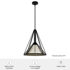 Hunter Rafner Large Pendant In Natural Iron -Home Decoration Series 64209190 6