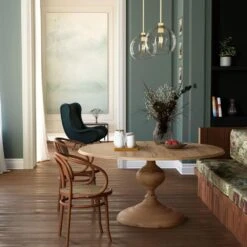 Hunter Xidane 1-Light Medium Pendant In Brushed Nickel -Home Decoration Series 64211840 5