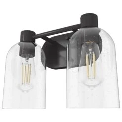 Hunter Lochmeade 2-Light Vanity In Noble Bronze -Home Decoration Series 64212095 5