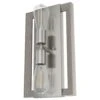 Hunter Woodburn 2-Light Wall Sconce In Brushed Nickel -Home Decoration Series 64212483 1