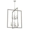 Hunter Woodburn 12-Light Foyer Pendant In Brushed Nickel -Home Decoration Series 64212756 1