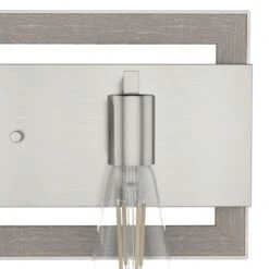 Hunter Woodburn 3-Light Vanity In Brushed Nickel -Home Decoration Series 64212798 3