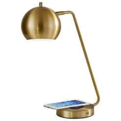 Adesso Emerson Desk Lamp In Antique Brass -Home Decoration Series 64243439 3