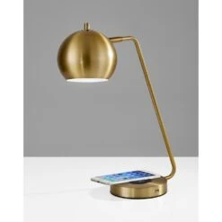 Adesso Emerson Desk Lamp In Antique Brass -Home Decoration Series 64243439 4