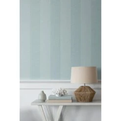 Stacy Garcia Home Chevy Hemp 216" X 20.5" Peel And Stick Wallpaper In Blue Bell -Home Decoration Series 64285992 3