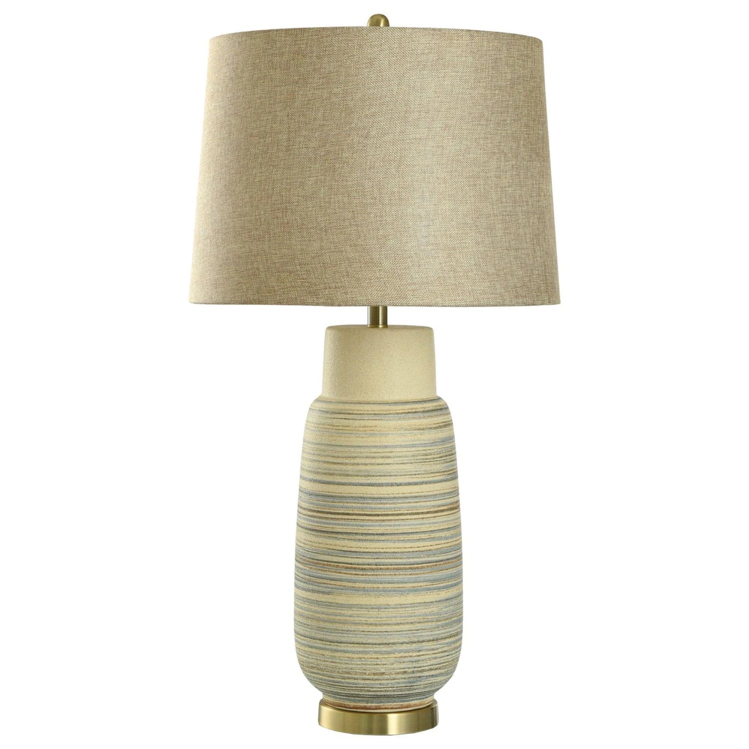 Flair Industries Apache Table Lamp In Gold And Beige 3 Flair Industries Apache Table Lamp In Gold And Beige