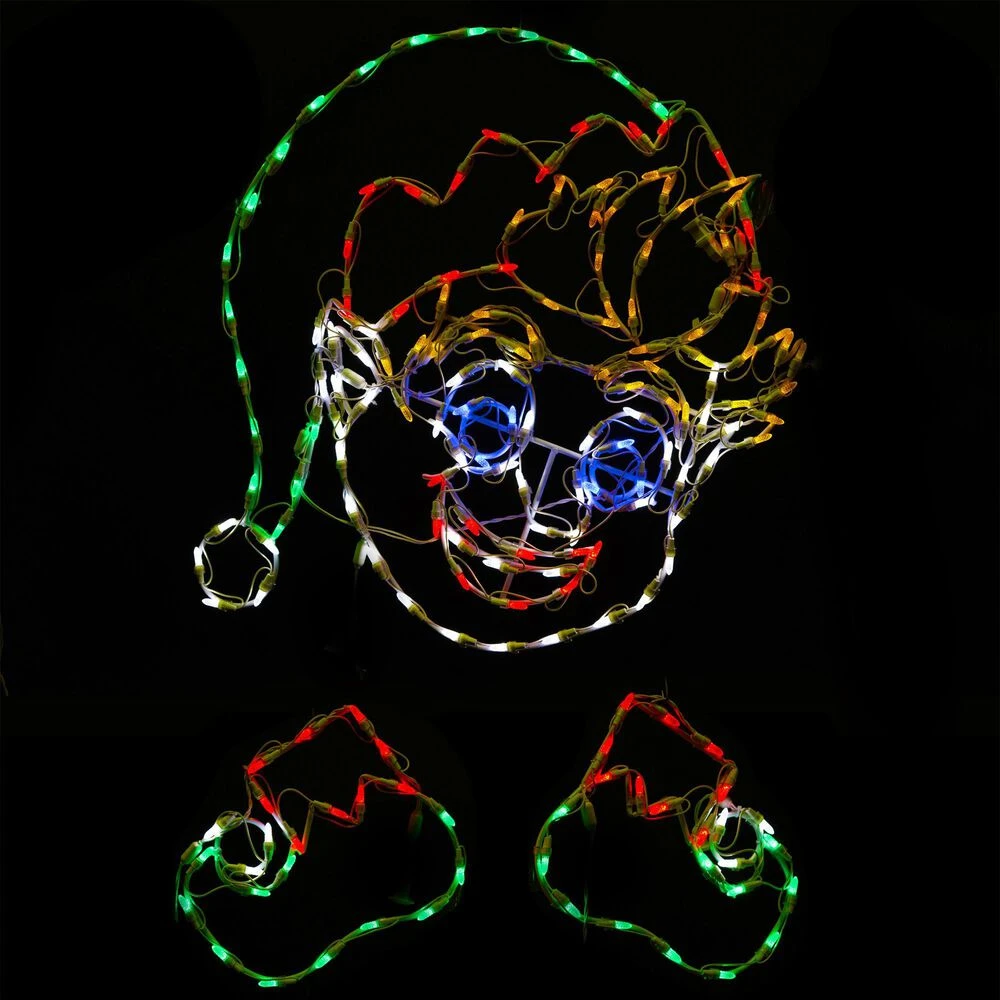 Holidynamics 32" Outdoor Peek A Boo Avery The Elf With LED Lights 4 Holidynamics 32" Outdoor Peek A Boo Avery The Elf With LED Lights - Image 2