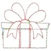 Holidynamics 46" Outdoor Gift Box Decor With LED Lights