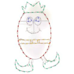 Holidynamics 48" Outdoor Whimsical Lumi's Loki The Elf Decor With LED Lights