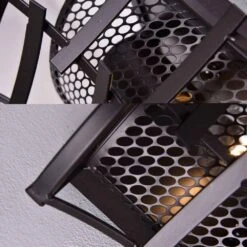 Claxy Rustic Metal Mesh Wall Sconce In Brown -Home Decoration Series 64604077 5