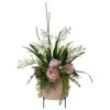 Fosters Point Peovy, Mini Cattleya, Succulent And Fern With Planter -Home Decoration Series 64675556 1