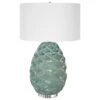 Uttermost Laced Up Table Lamp In Seafoam Gloss -Home Decoration Series 64677446 1