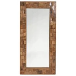 Casartis Living Alto Accent Mirror In Brown -Home Decoration Series 64678618 3