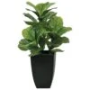 Treemasters 38" Fig Floor Plant With Black Planter -Home Decoration Series 64680978 1