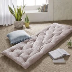 Hampton Park Edelia 27" X 74" Lounge Floor Pillow Cushion In Blush -Home Decoration Series 64731433 7
