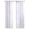 Hampton Park Averil 84" X 50" Window Curtain In White -Home Decoration Series 64732282 1
