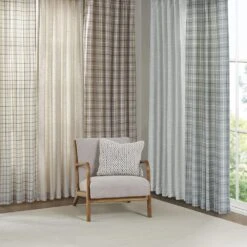 Hampton Park Beals 84" X 50" Curtain Panel In Natural -Home Decoration Series 64732324 8