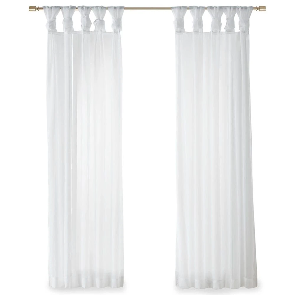 Hampton Park Ceres 63" X 50" Curtain Panel In White (Set Of 2) 3 Hampton Park Ceres 63" X 50" Curtain Panel In White (Set Of 2)