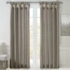 Hampton Park Emilia 84" X 50" Curtain Panel In Pewter -Home Decoration Series 64732787 1