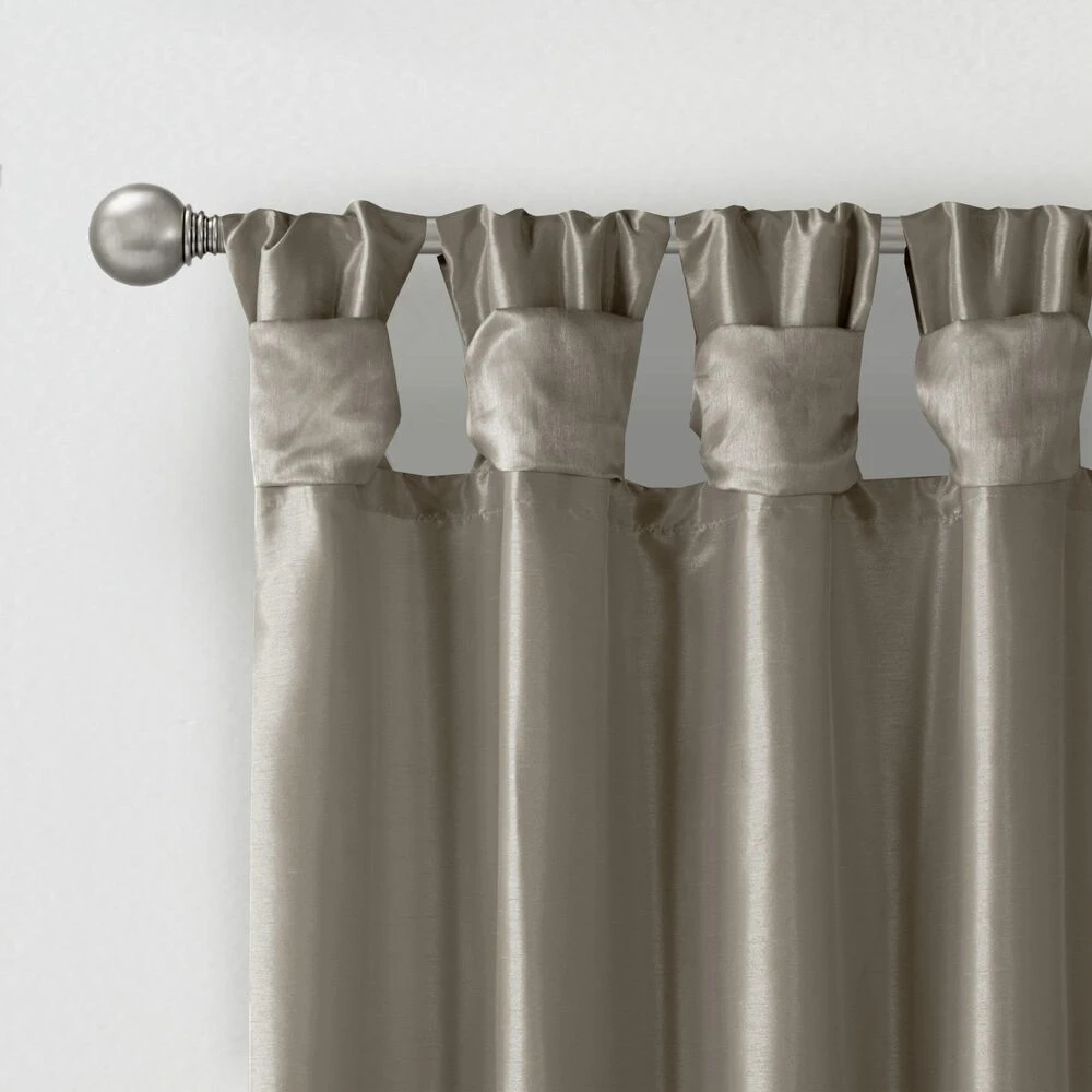Hampton Park Emilia 84" X 50" Curtain Panel In Pewter 4 Hampton Park Emilia 84" X 50" Curtain Panel In Pewter - Image 2
