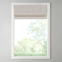 Hampton Park Galen 27" X 64" Cordless Roman Shade In Ivory -Home Decoration Series 64733298 14