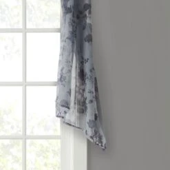 Hampton Park Simone 144" X 42" Sheer Scarf In Grey -Home Decoration Series 64734650 4