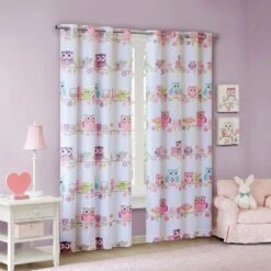 Hampton Park Wise Wendy 63" X 50" Blackout Curtain Panel In Multicolor -Home Decoration Series 64734791 5