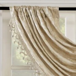 Hampton Park Cassius 38" X 46" Valance In Gold -Home Decoration Series 64734817 3